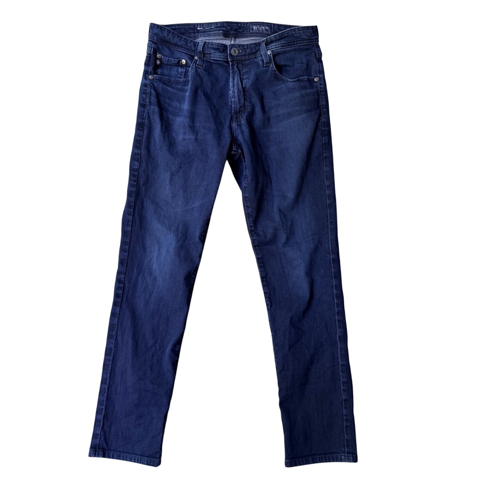 AG Adriano Goldschmied Tellis Modern Slim Jeans Dark Indigo Blue Mens 32x31